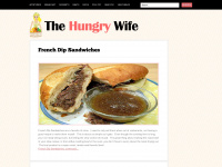 thehungrywife.com Webseite Vorschau