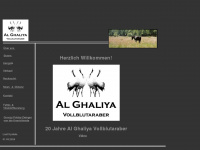 alghaliya.de Webseite Vorschau