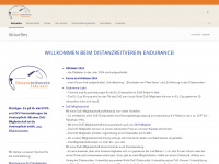 distanzreitverein.ch Webseite Vorschau