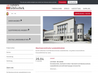 landesbibliothek.at Webseite Vorschau