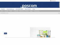 poscom.ch Webseite Vorschau