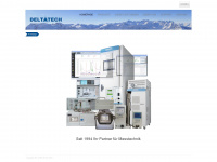 deltatech.ch Webseite Vorschau