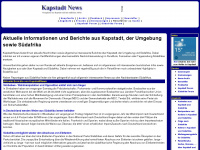 kapstadt-news.de Webseite Vorschau