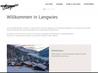 langwies.ch Webseite Vorschau