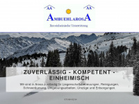 arosasupport.ch Webseite Vorschau