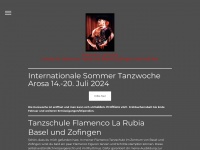 flamencolarubia.ch Webseite Vorschau