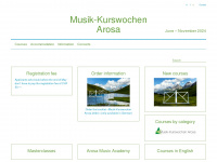 musikkurswochen.ch Webseite Vorschau