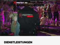 x-protect.ch Webseite Vorschau