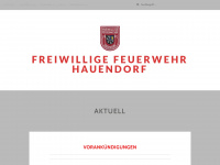 ff-hauendorf.de Webseite Vorschau