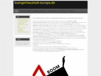 buergerhaushalt-europa.de Webseite Vorschau