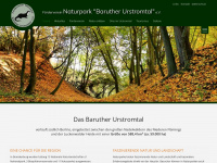 baruther-urstromtal.de Webseite Vorschau