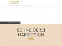 schneiderei-hairdesign.com Webseite Vorschau