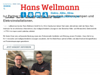 wellmann-gmbh.de Webseite Vorschau