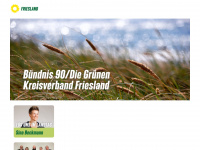gruene-friesland.de Webseite Vorschau