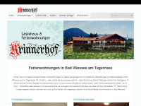 krinnerhof.de Webseite Vorschau