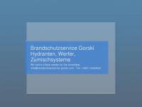 brandschutzservice-gorski.com Webseite Vorschau