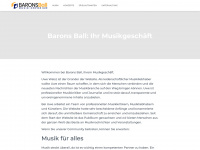 baronsball.de Webseite Vorschau