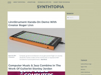 synthtopia.com Webseite Vorschau