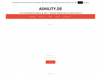 ashility.de Webseite Vorschau