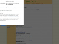 codecguide.com Webseite Vorschau