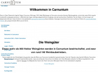 carnuntum.com Webseite Vorschau