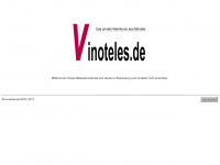 vinoteles.de Webseite Vorschau