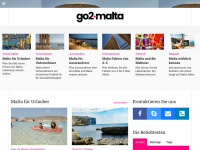 go2-malta.de Webseite Vorschau
