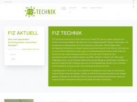 fiz-technik.de Webseite Vorschau