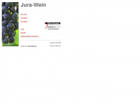 jura-wein.com Webseite Vorschau