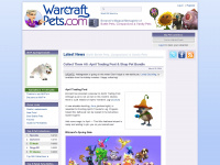 warcraftpets.com Webseite Vorschau