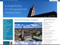 kircheinheddesheim.de Webseite Vorschau