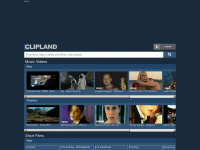 clipland.com Webseite Vorschau