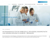 praxis-klinik-bergedorf.de Webseite Vorschau