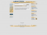 lexitron.de Webseite Vorschau