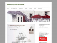 buergerforum-steinerneshaus.de Webseite Vorschau