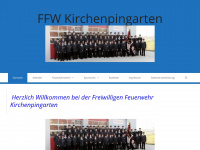 ffw-kirchenpingarten.de Webseite Vorschau