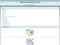 seniorenkredit.com Webseite Vorschau
