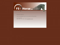 fs-horse.de Webseite Vorschau