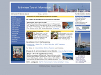 muenchen-touristeninformation.de Webseite Vorschau