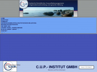 cup-institut.de Webseite Vorschau