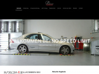 no-speed-limit.de Webseite Vorschau