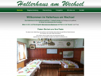hallerhaus.at Webseite Vorschau