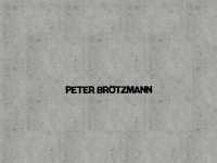 peterbroetzmann.com Webseite Vorschau