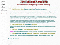 new-paradigm.co.uk Webseite Vorschau