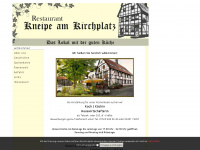 kneipe-am-kirchplatz.de Webseite Vorschau