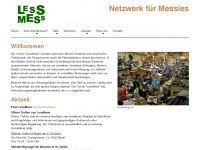 lessmess.ch Webseite Vorschau