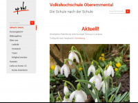volkshochschule-oberemmental.ch Webseite Vorschau