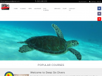 deepsixdivers.com Webseite Vorschau
