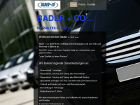 badertec.ch Webseite Vorschau