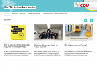 cdu-kreisverden.de Webseite Vorschau